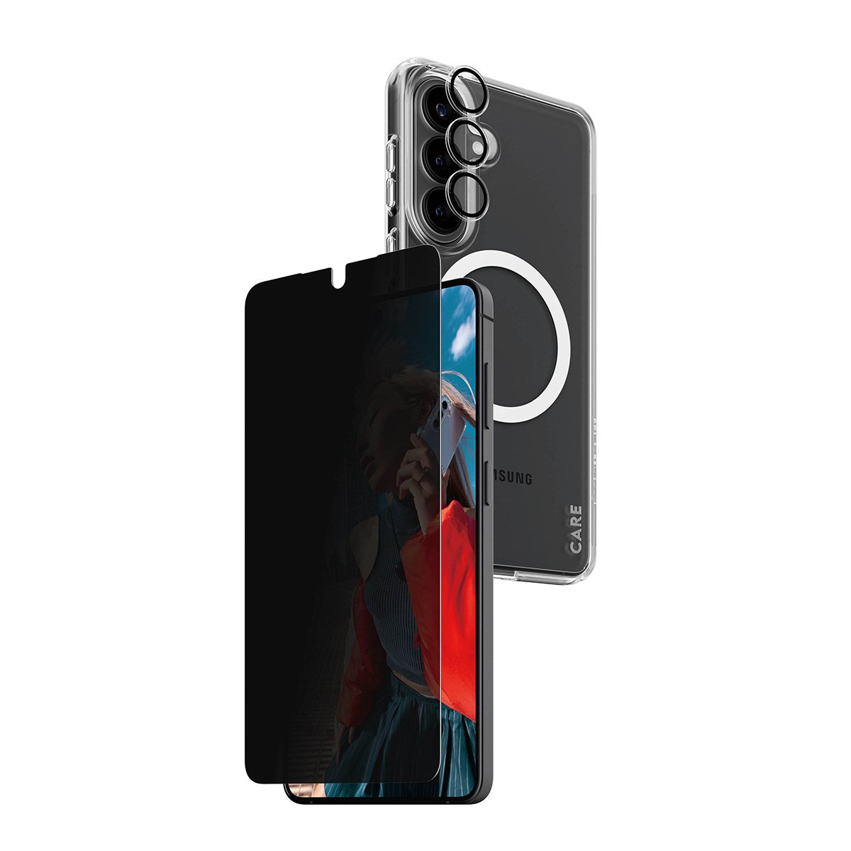 PanzerGlass® | CARE™ by PanzerGlass® Privacy 3-in-1 Bundle Samsung Galaxy S26+